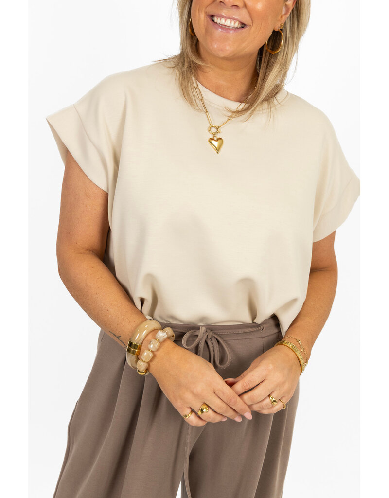 21Jewelz Losvallend shirtje - beige