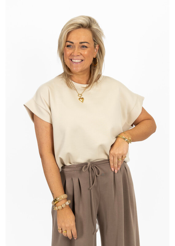 21Jewelz Losvallend shirtje - beige