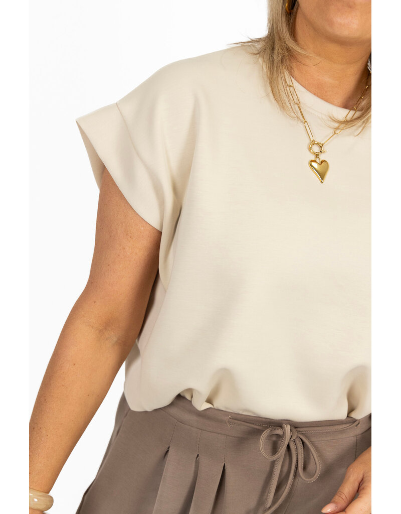 21Jewelz Losvallend shirtje - beige