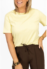 21Jewelz Effen basic t-shirt - geel