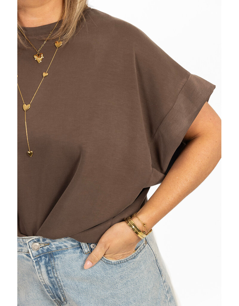 21Jewelz Oversized sweatshirt - bruin