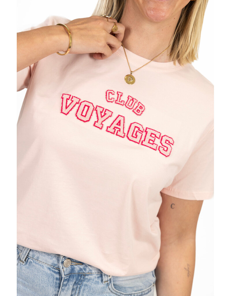 21Jewelz T-shirt "Club Voyage" - roze