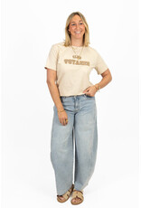 21Jewelz T-shirt "Club Voyage" - beige