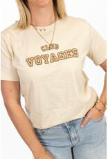 21Jewelz T-shirt "Club Voyage" - beige