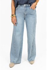 21Jewelz Wide leg jeans met naad - blauw