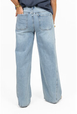 21Jewelz Wide leg jeans met naad - blauw