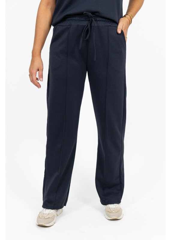 21Jewelz Casual straight leg jogger - donkerblauw