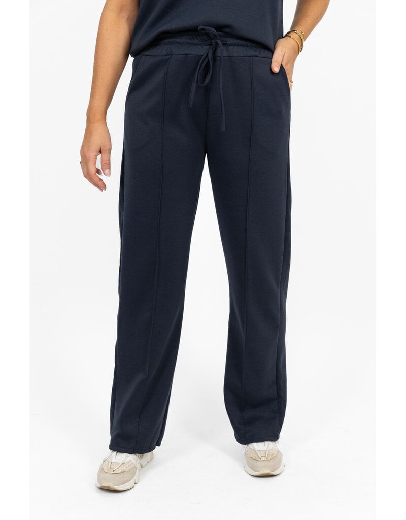 21Jewelz Casual straight leg jogger - donkerblauw