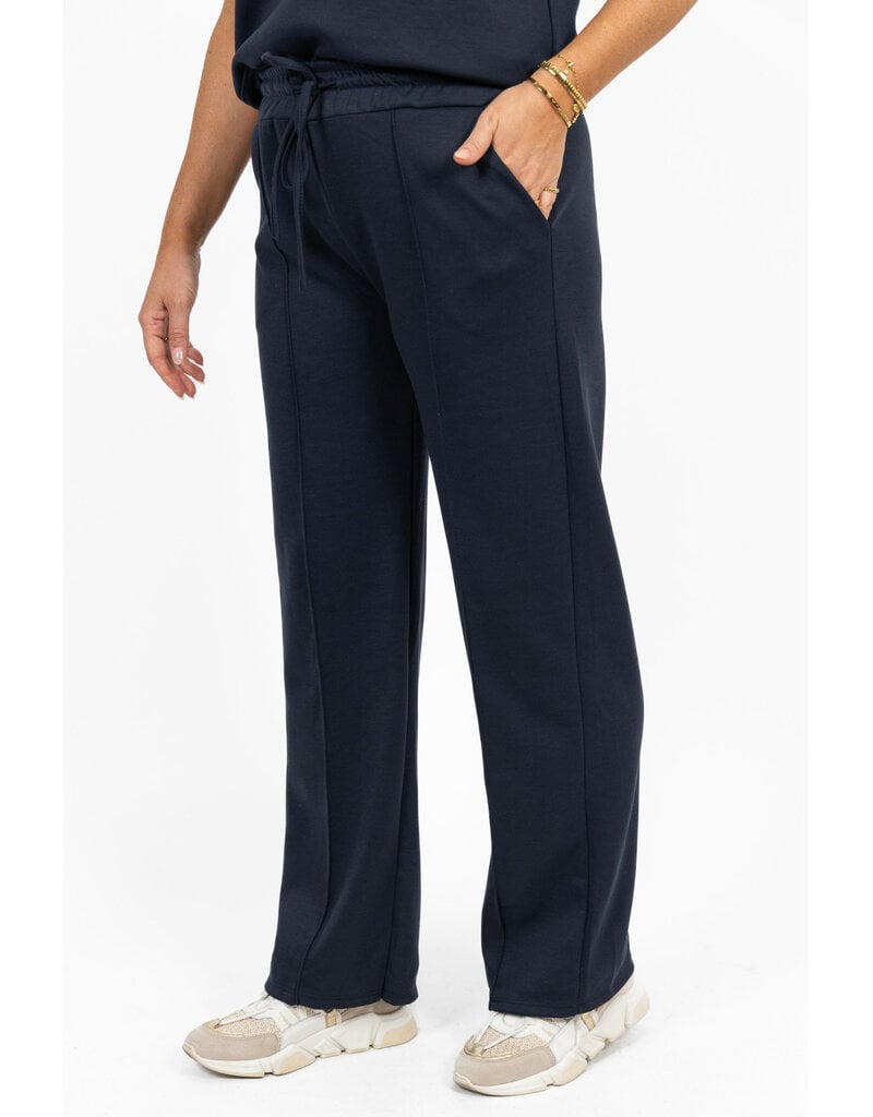 21Jewelz Casual straight leg jogger - donkerblauw