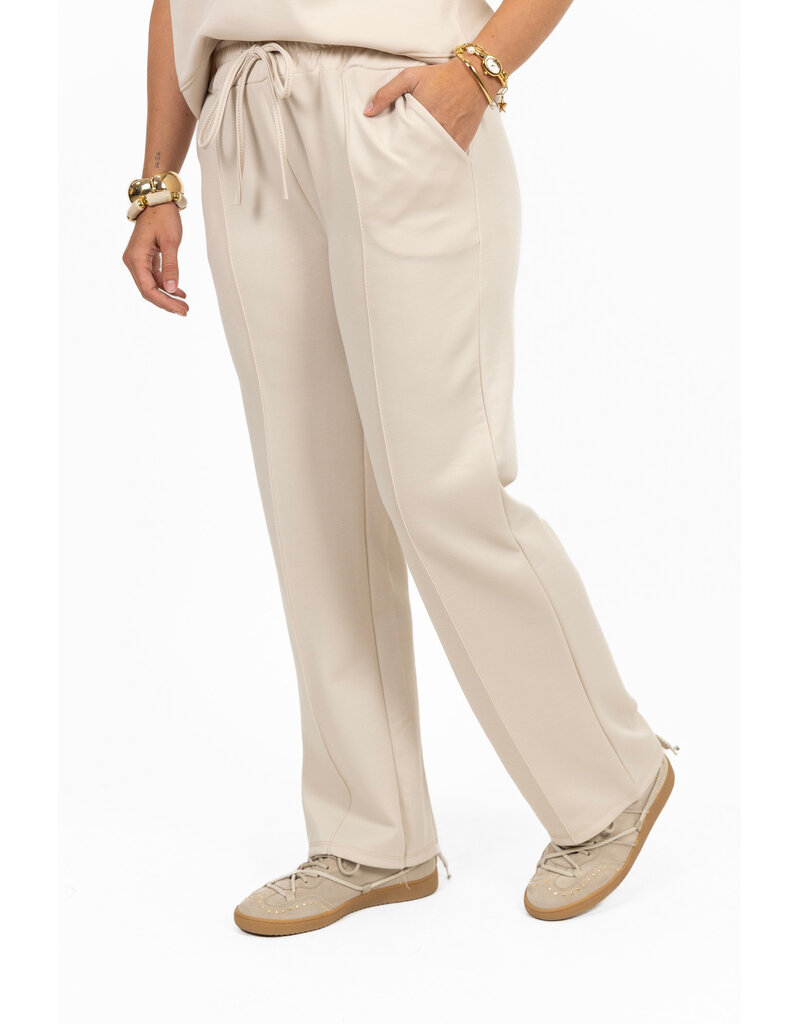 21Jewelz Casual straight leg jogger - lichtbeige