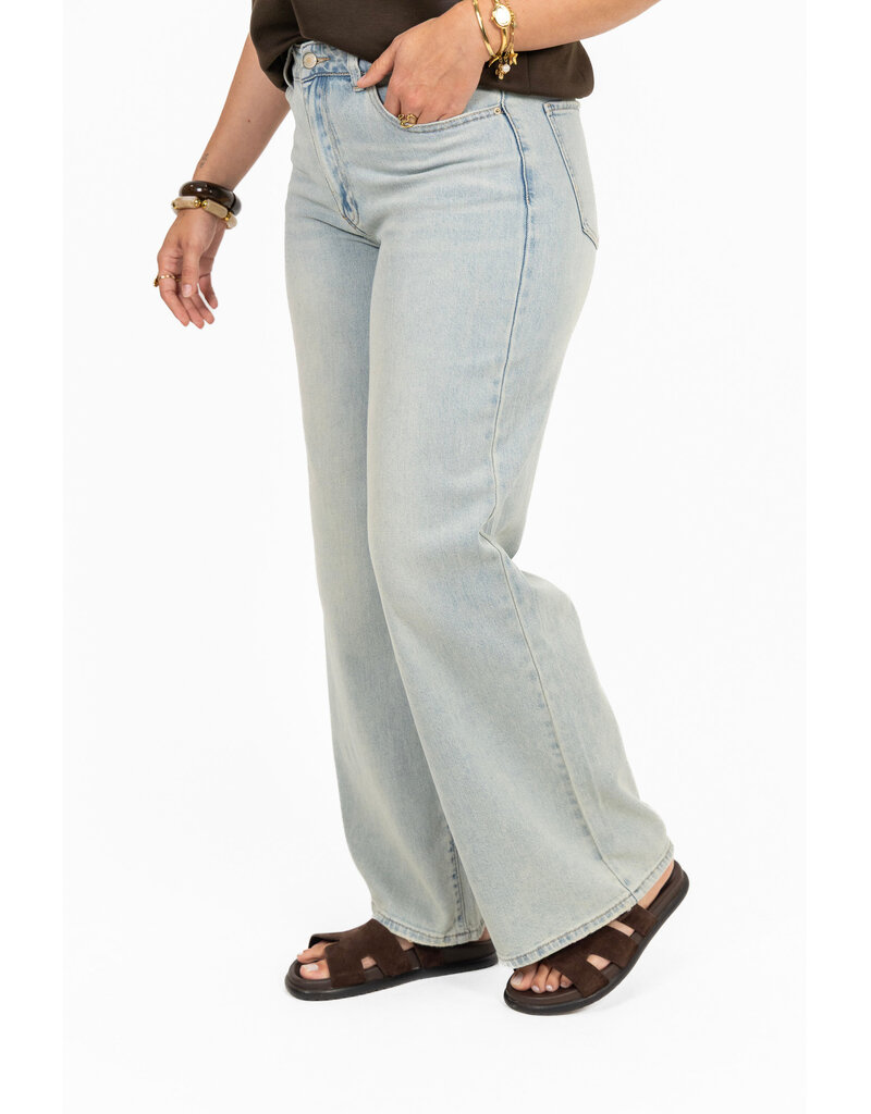 21Jewelz Basic stretch wide leg jeans super stretch