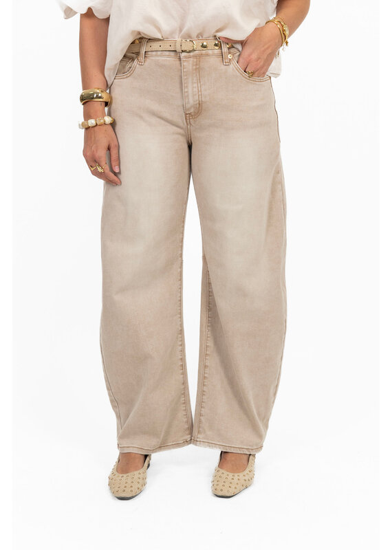 21Jewelz Balloon jeans - washed beige