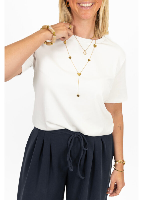 21Jewelz Effen basic t-shirt - wit