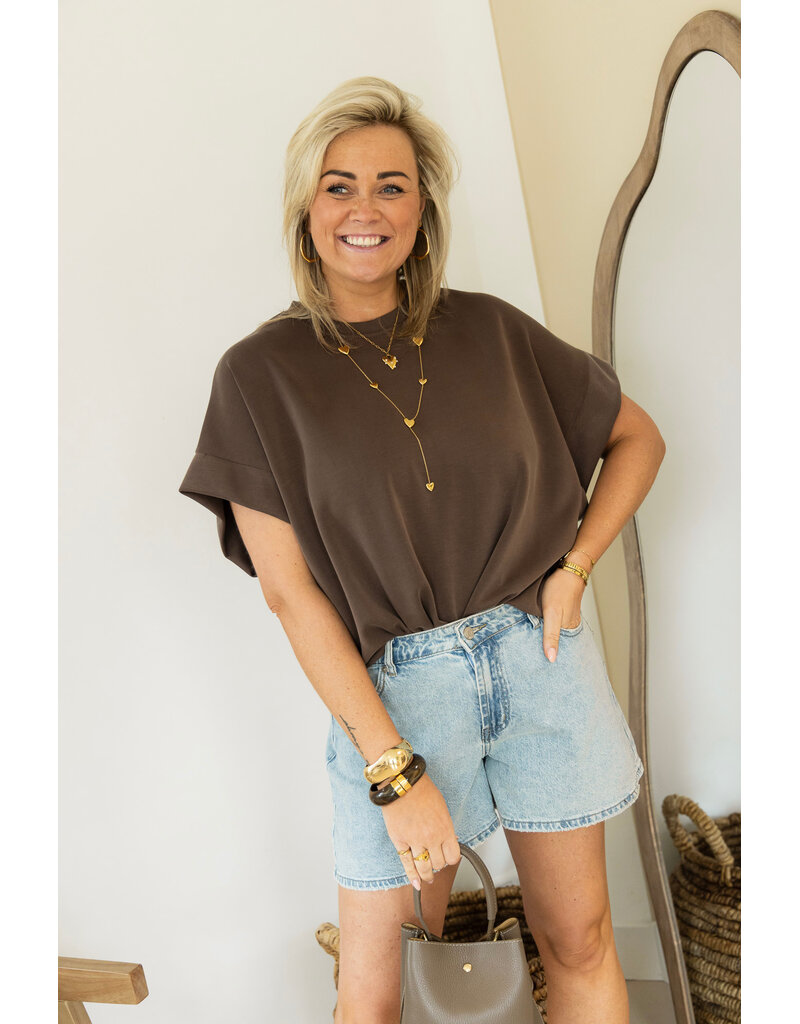 21Jewelz Oversized sweatshirt - bruin