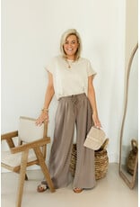 21Jewelz Wide leg jogger - taupe