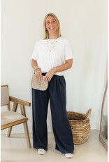 21Jewelz Wide leg jogger - donkerblauw