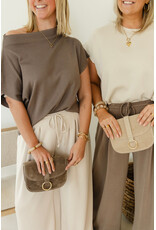 21Jewelz Wide leg jogger - beige