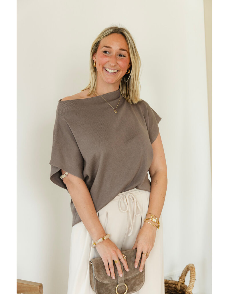 21Jewelz Wide leg jogger - beige