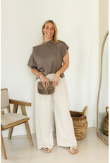 21Jewelz Wide leg jogger - beige