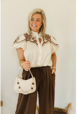 21Jewelz Wide leg jogger - bruin