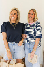 21Jewelz Sweatshirt met pofmouw - donkerblauw