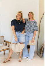 21Jewelz Sweatshirt met pofmouw - donkerblauw