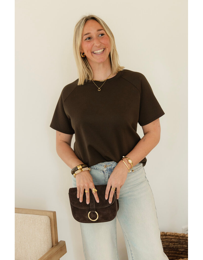 21Jewelz Korte mouwen sweater - bruin
