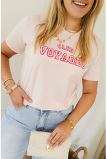 21Jewelz T-shirt "Club Voyage" - roze