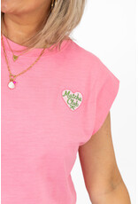 21Jewelz T-shirt matcha - roze