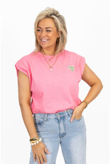 21Jewelz T-shirt matcha - roze