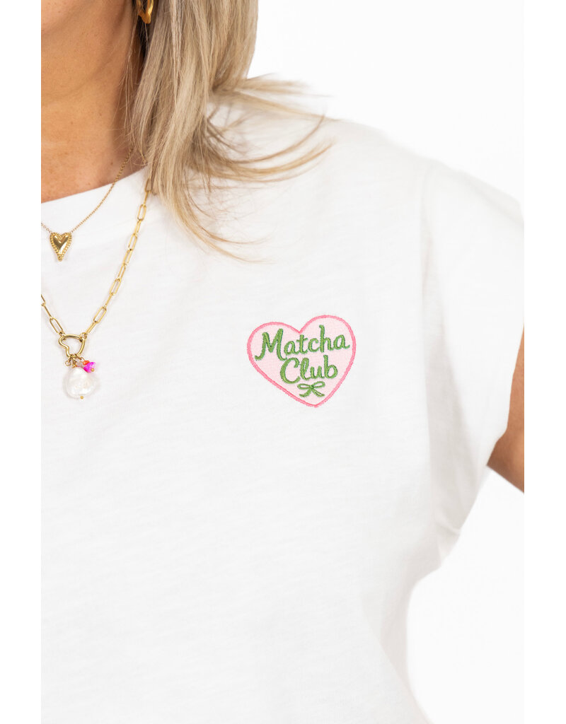 21Jewelz T-shirt matcha - wit