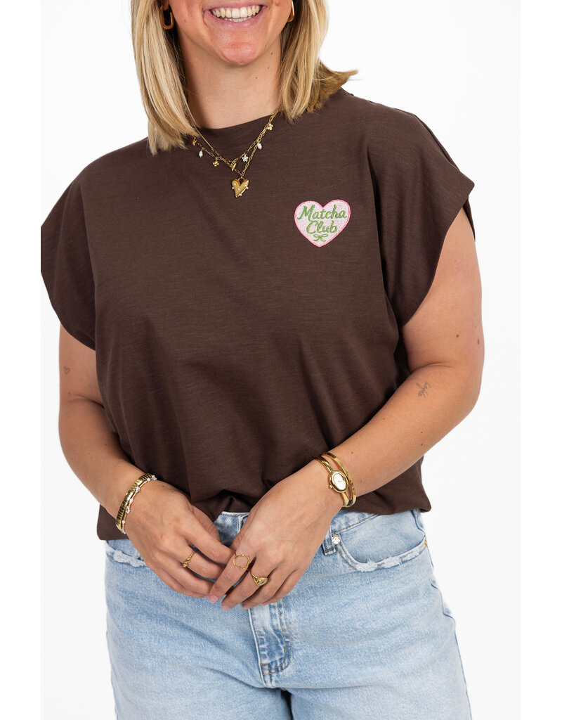 21Jewelz T-shirt matcha - bruin