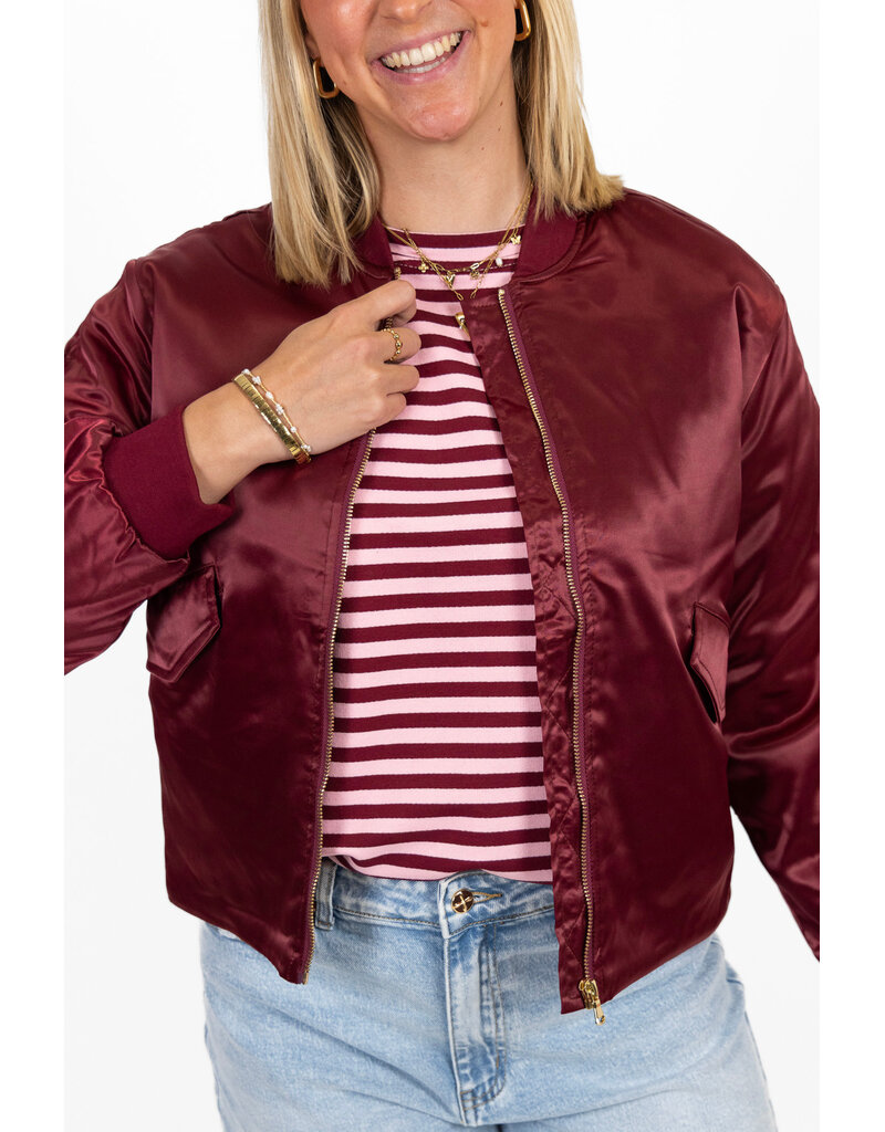 21Jewelz - The Label 21Jewelz | Bomber Myrthe - bordeaux