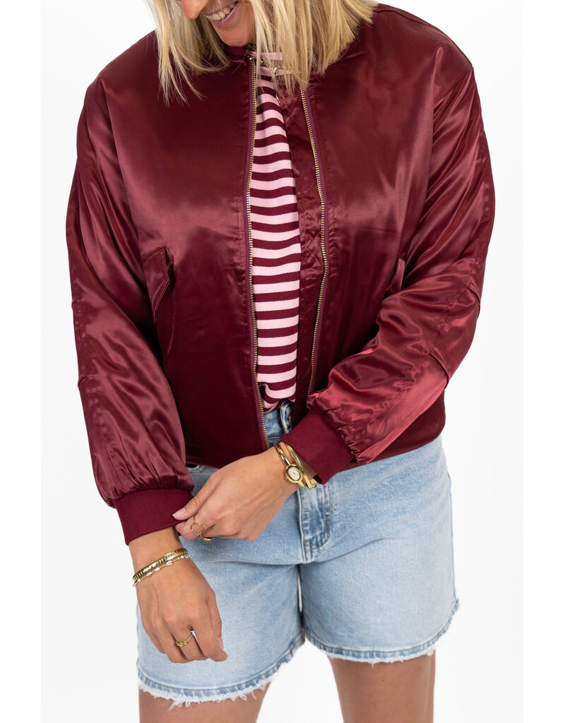 21Jewelz - The Label 21Jewelz | Bomber Myrthe - bordeaux