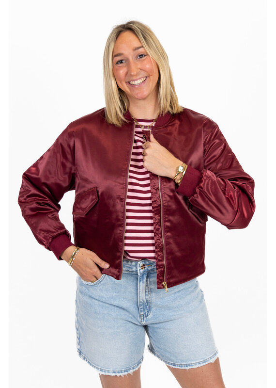21Jewelz - The Label 21Jewelz | Bomber Myrthe - bordeaux