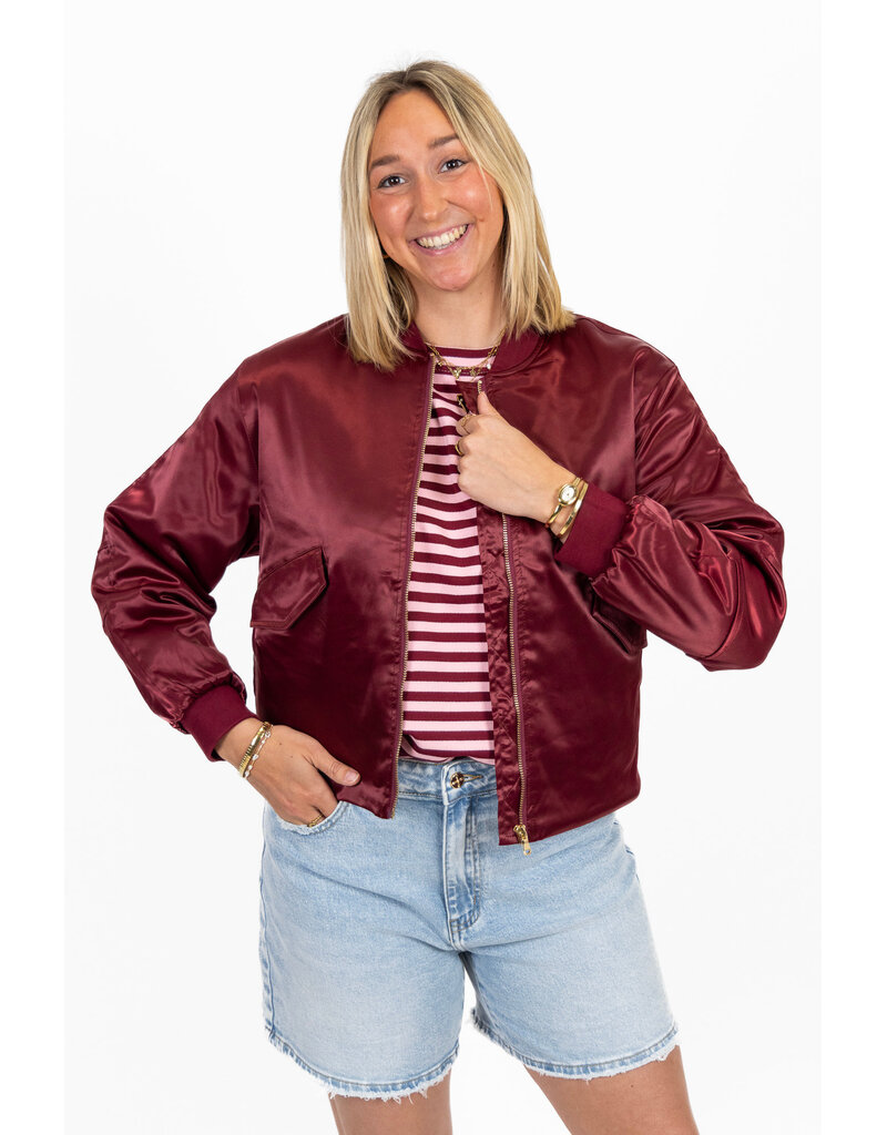 21Jewelz - The Label 21Jewelz | Bomber Myrthe - bordeaux