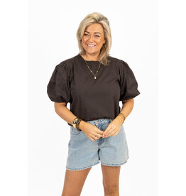 21Jewelz Pofmouw top - bruin