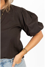 21Jewelz Pofmouw top - bruin