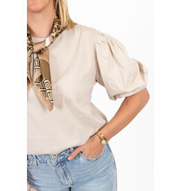 21Jewelz Pofmouw top - beige