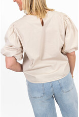 21Jewelz Pofmouw top - beige