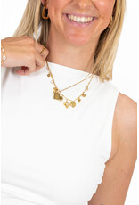 21Jewelz Strakke top met zijplooien - wit