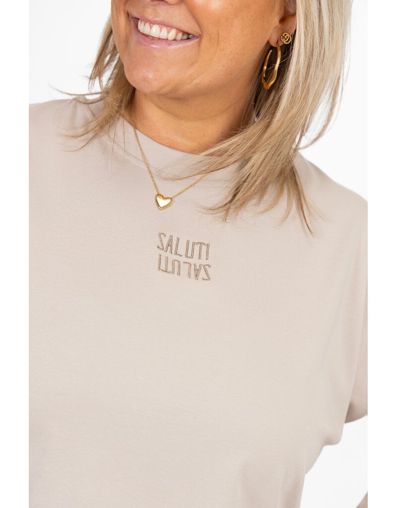 21Jewelz Salut t-shirt - beige