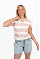 21Jewelz Top gestreept - roze/wit