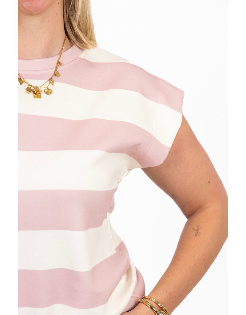 21Jewelz Top gestreept - roze/wit