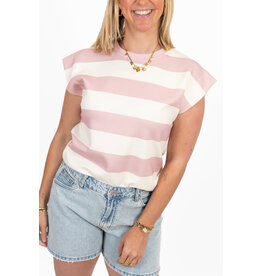 21Jewelz Top gestreept - roze/wit