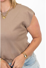 21Jewelz Mouwloos shirt - taupe