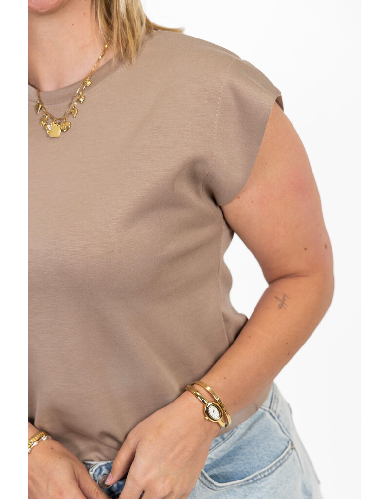 21Jewelz Mouwloos shirt - taupe