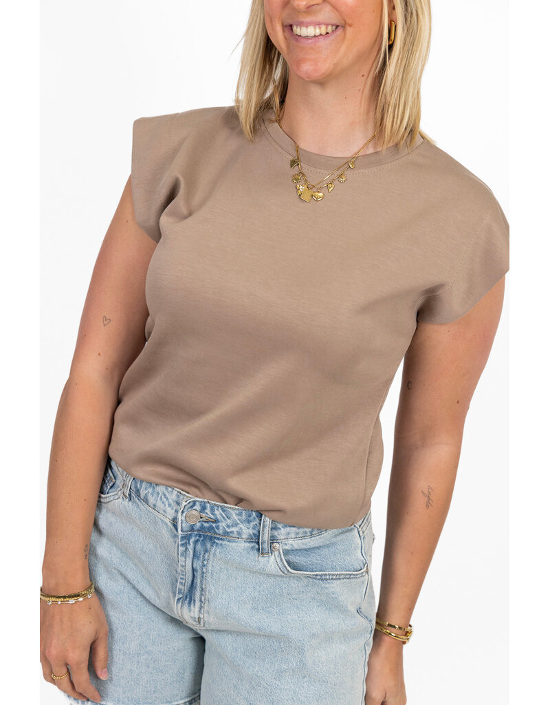 21Jewelz Mouwloos shirt - taupe