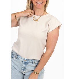 21Jewelz Mouwloos shirt - beige