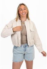 21Jewelz Jasje met stiksels - beige